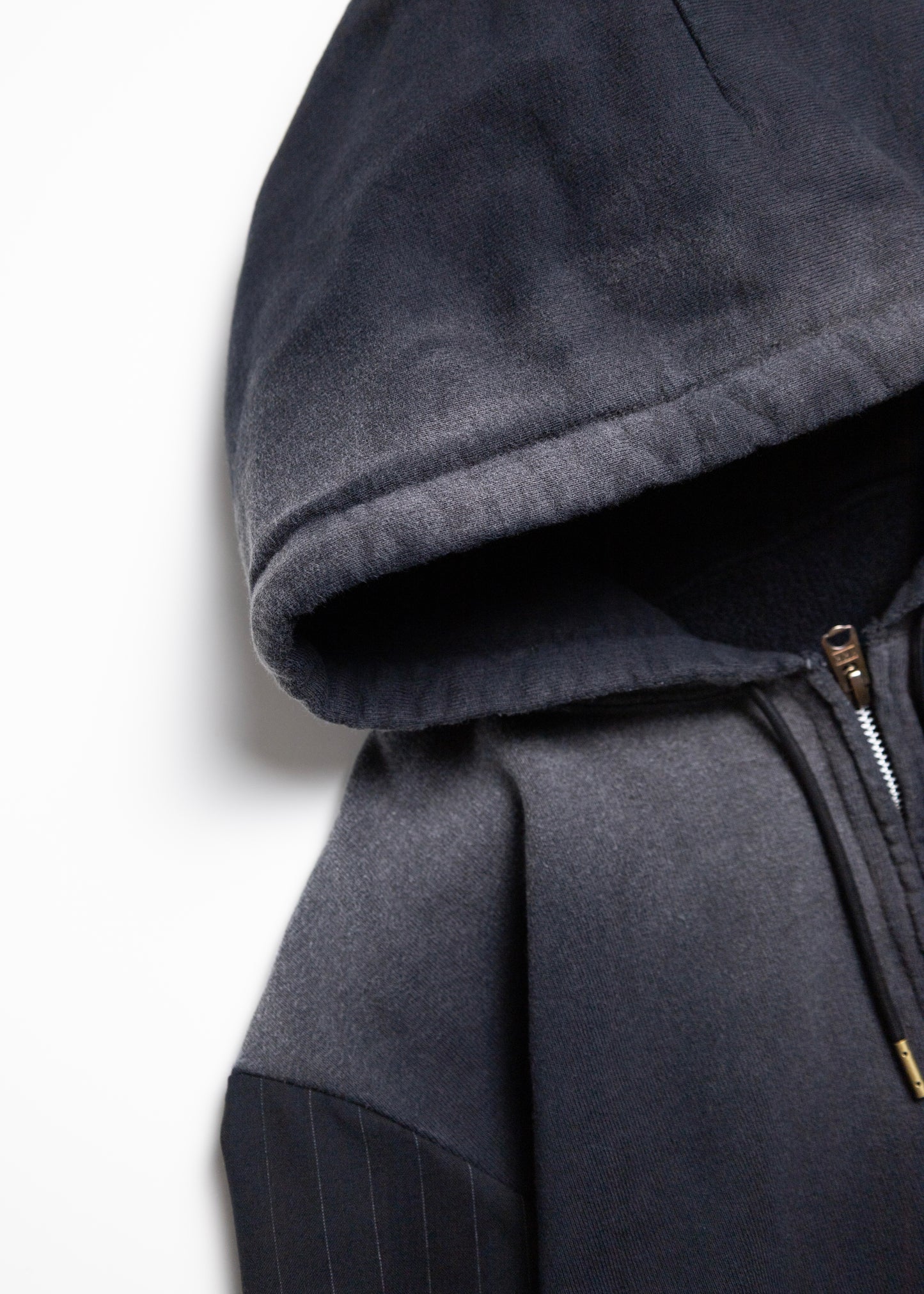 [KHOKI] Combination Zip Hoodie