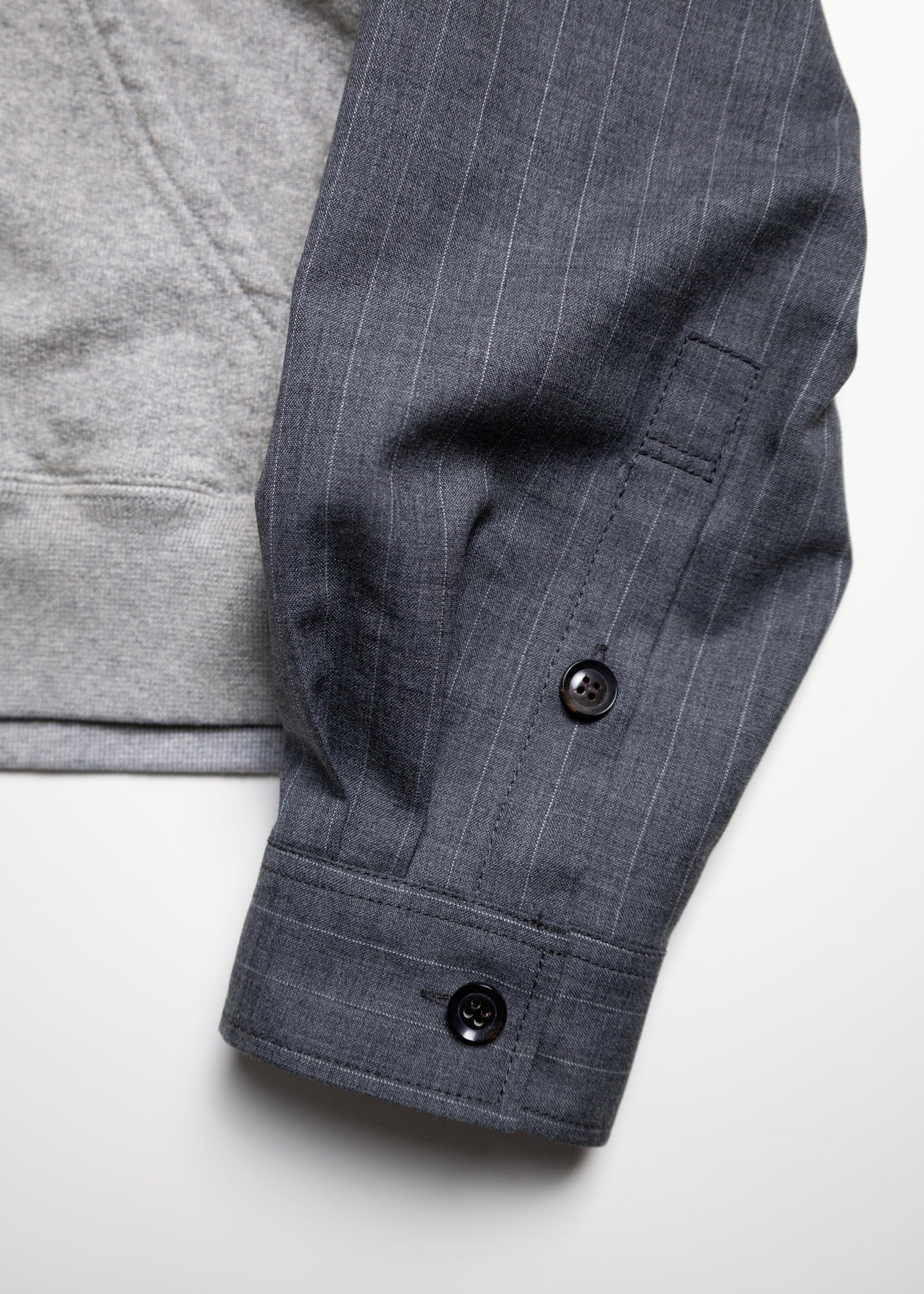 [KHOKI] Combination Zip Hoodie