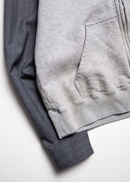 [KHOKI] Combination Zip Hoodie