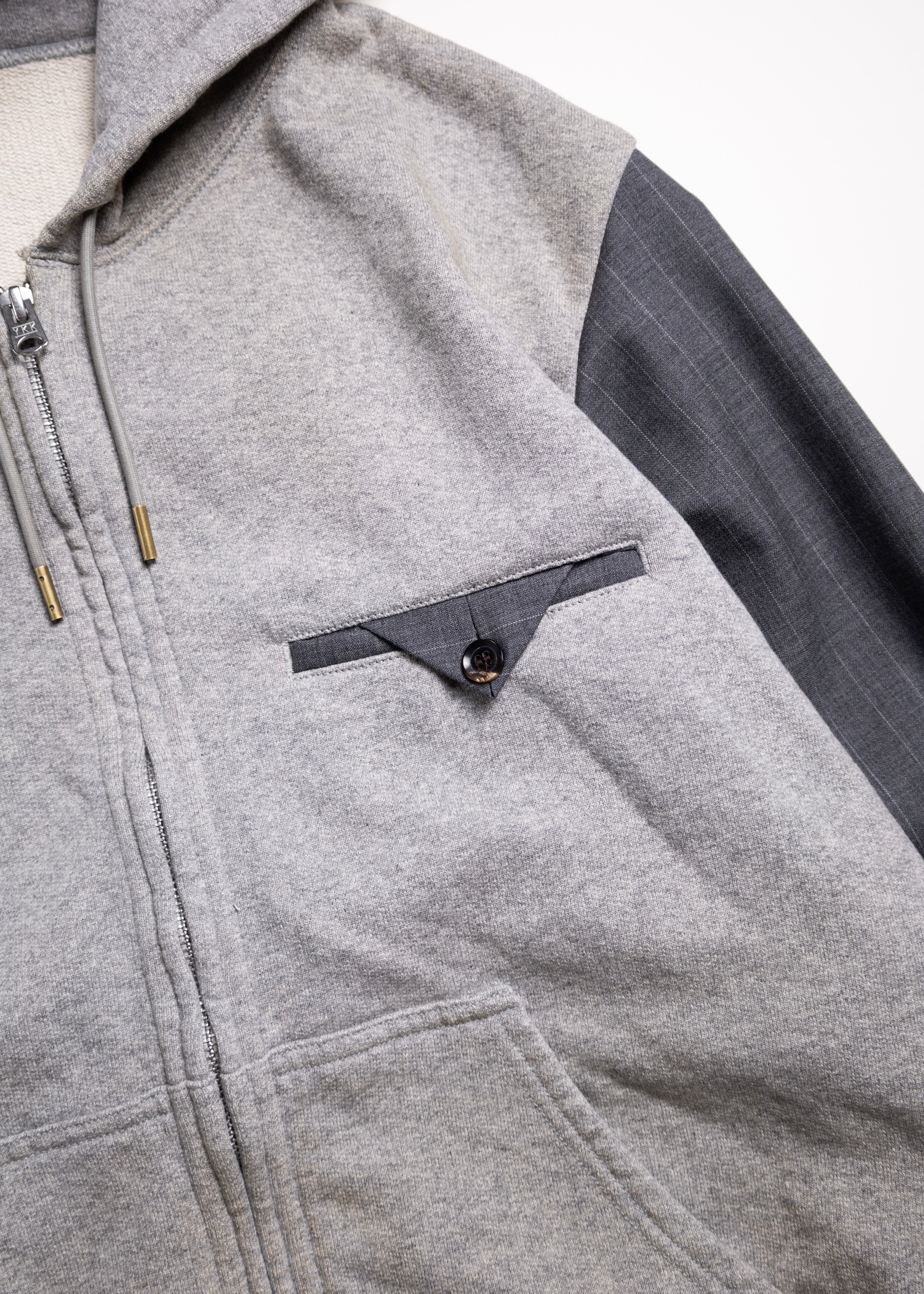 KHOKI （コッキ）Combination Zip Hoodie – process