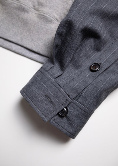 [KHOKI] Combination Zip Hoodie