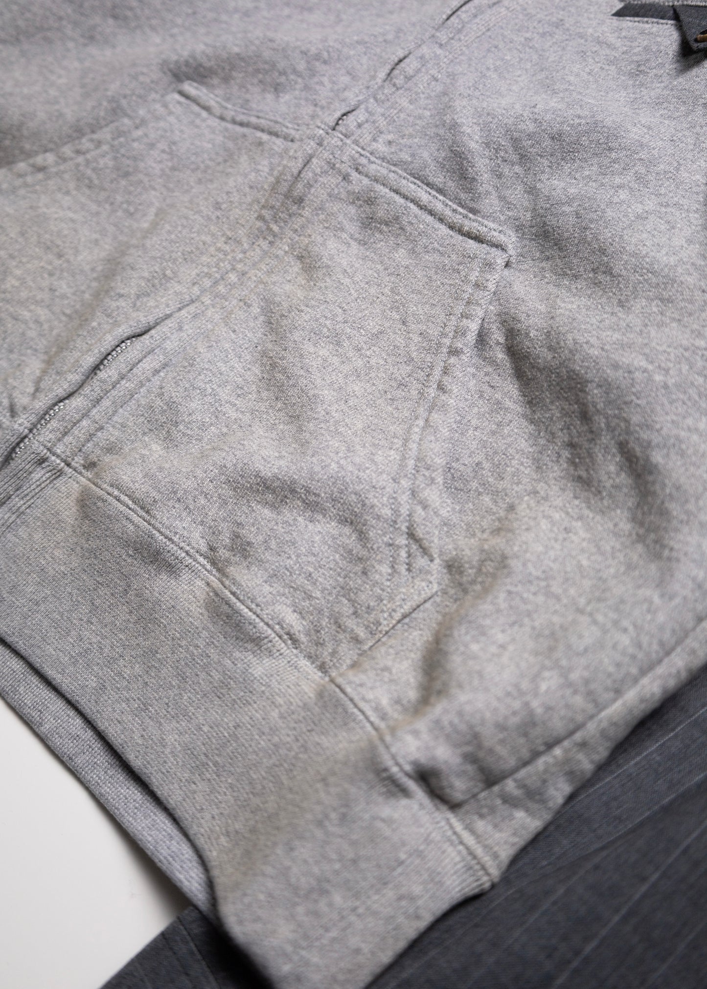 [KHOKI] Combination Zip Hoodie