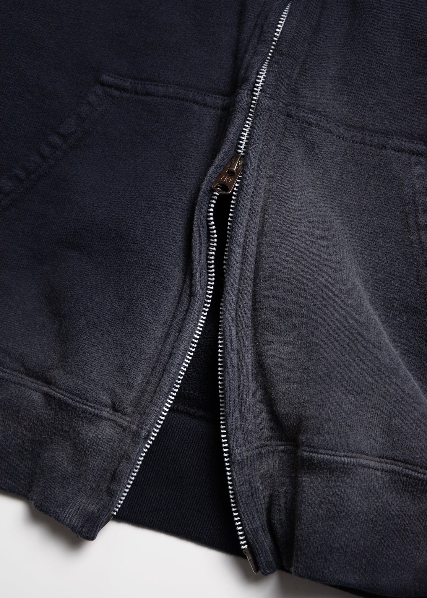 [KHOKI] Combination Zip Hoodie