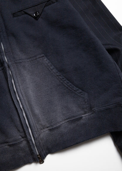 [KHOKI] Combination Zip Hoodie