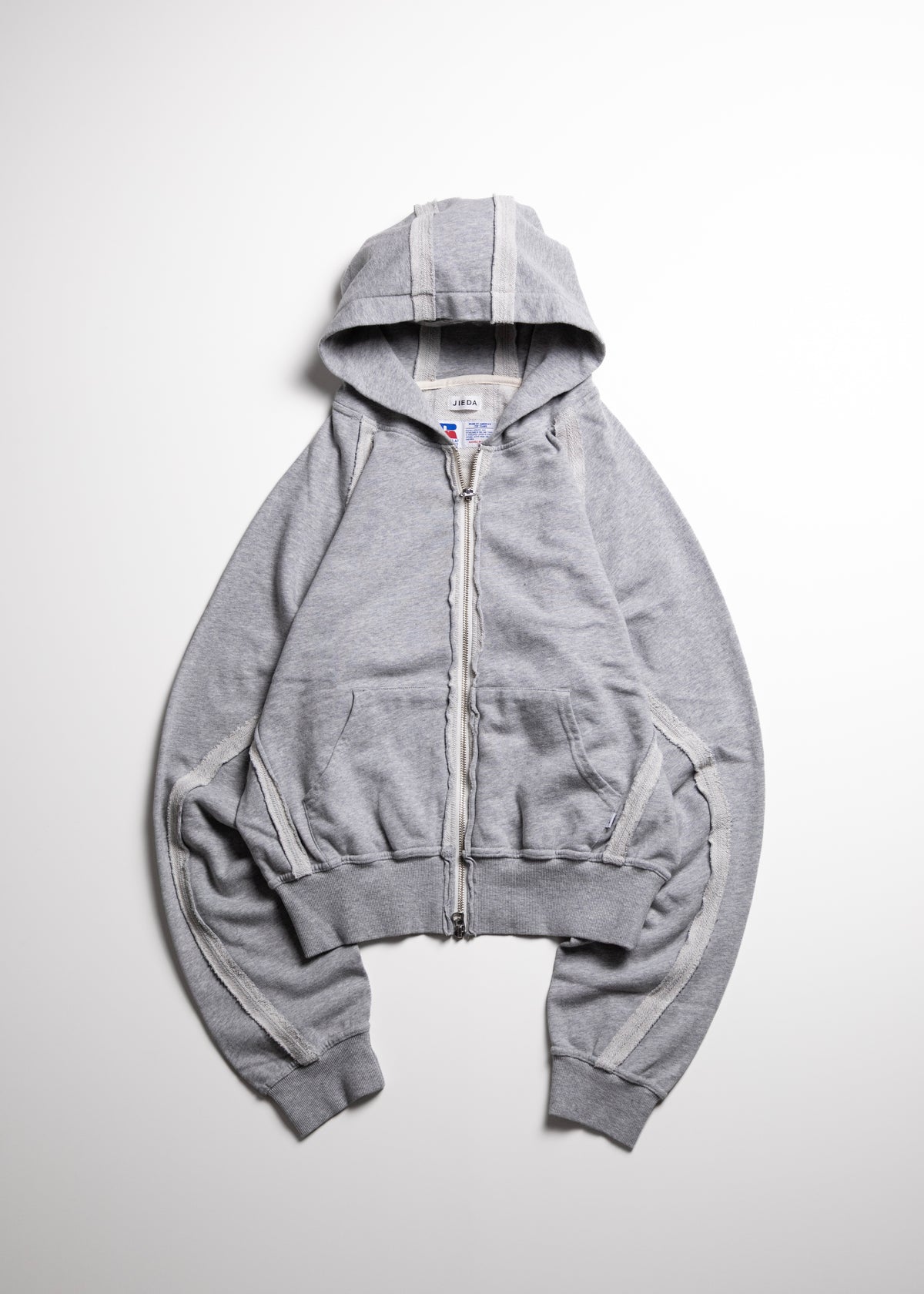 [JIEDA] JIEDA × RUSSELL ATHLETIC ZIP HOODIE