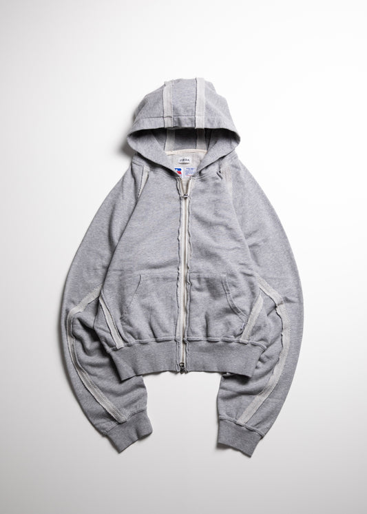 [JIEDA] JIEDA × RUSSELL ATHLETIC ZIP HOODIE