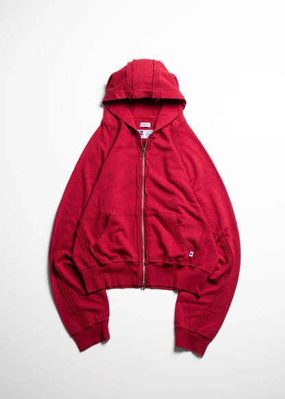 [JIEDA] JIEDA × RUSSELL ATHLETIC ZIP HOODIE