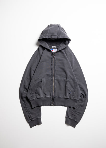 [JIEDA] JIEDA × RUSSELL ATHLETIC ZIP HOODIE