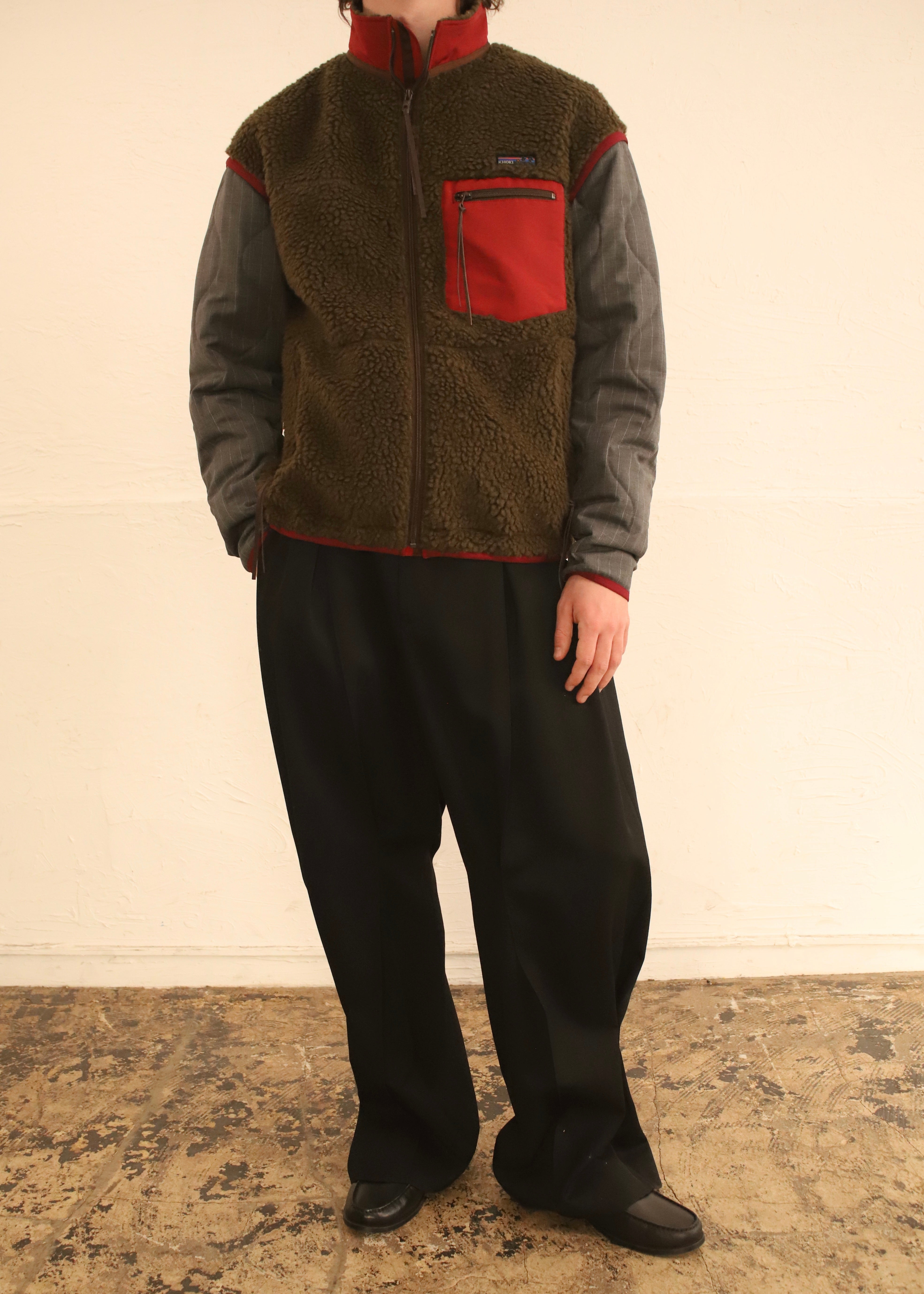 KHOKI （コッキ）Freece-texture jacket – process