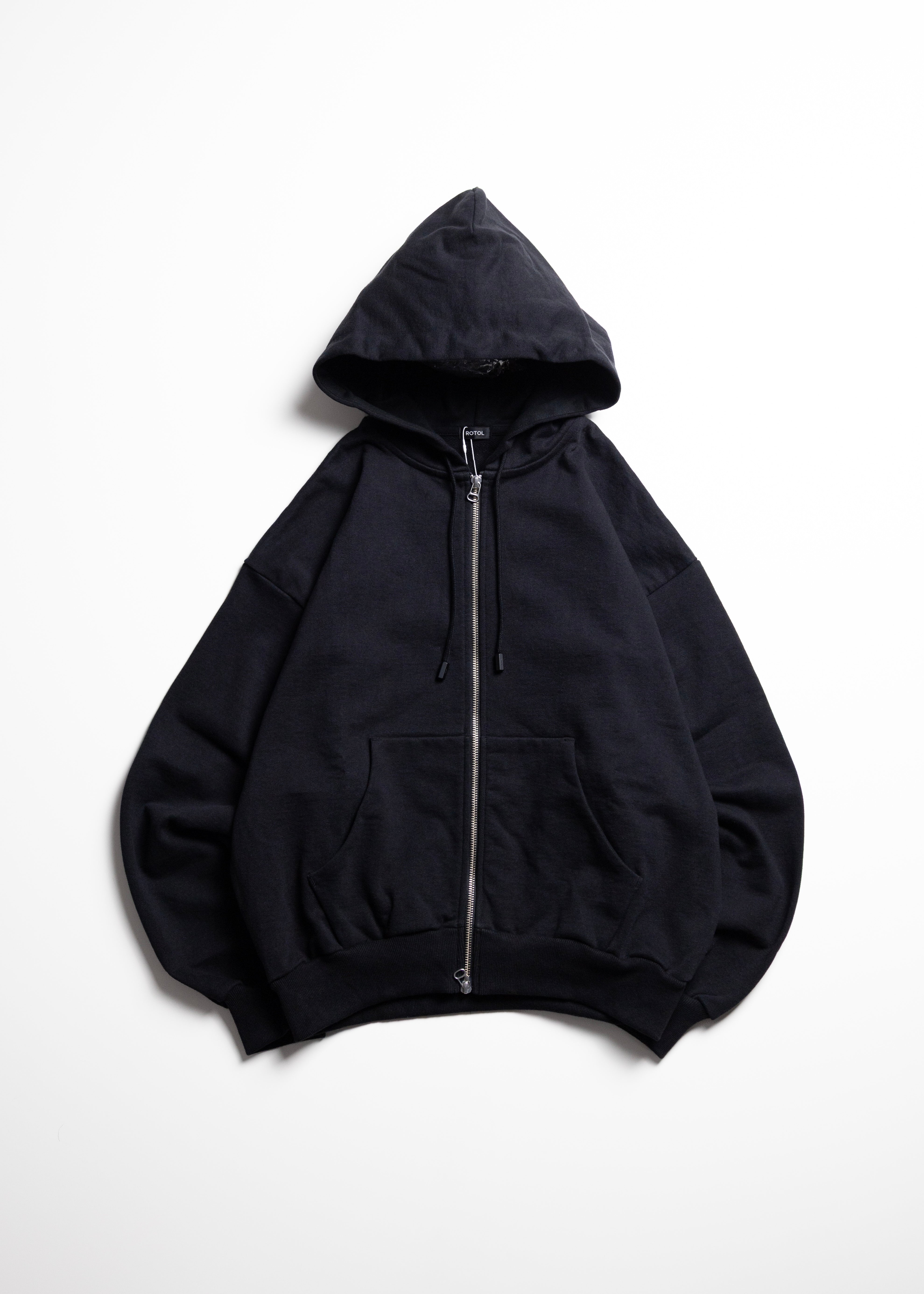 ROTOL ジップフーディ 3 ロトル y2k XLIM パーカ バレンシアガ ROTOL（ロトル）Solid Sweat Zip-up Hoodie – process