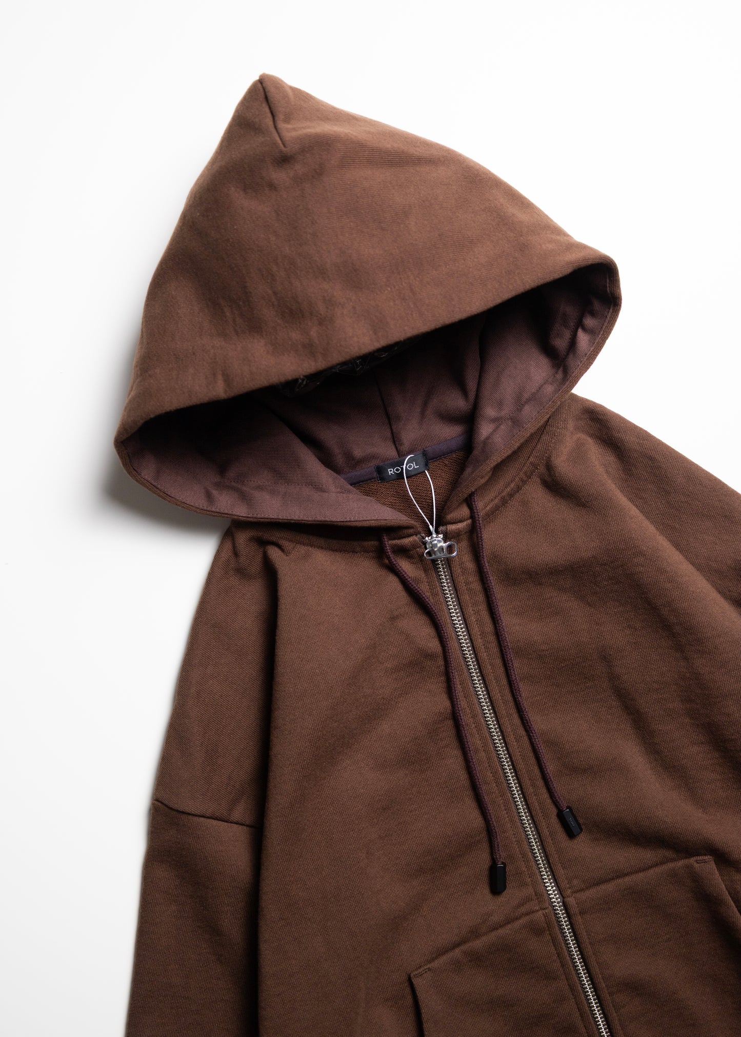 [ROTOL] Solid Sweat Zip-up Hoodie