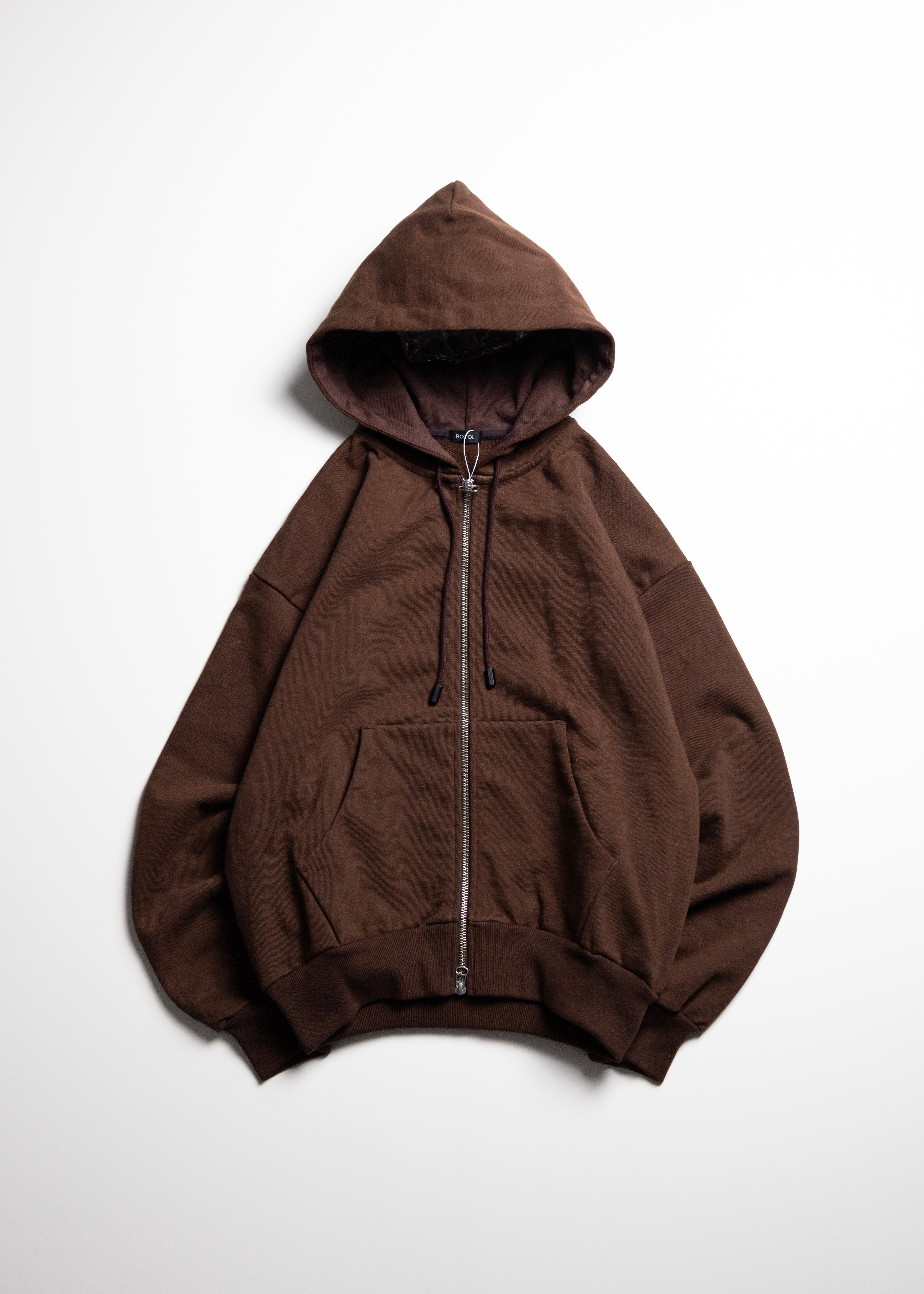 ROTOL ジップフーディ 3 ロトル y2k XLIM パーカ バレンシアガ ROTOL（ロトル）Solid Sweat Zip-up Hoodie – process