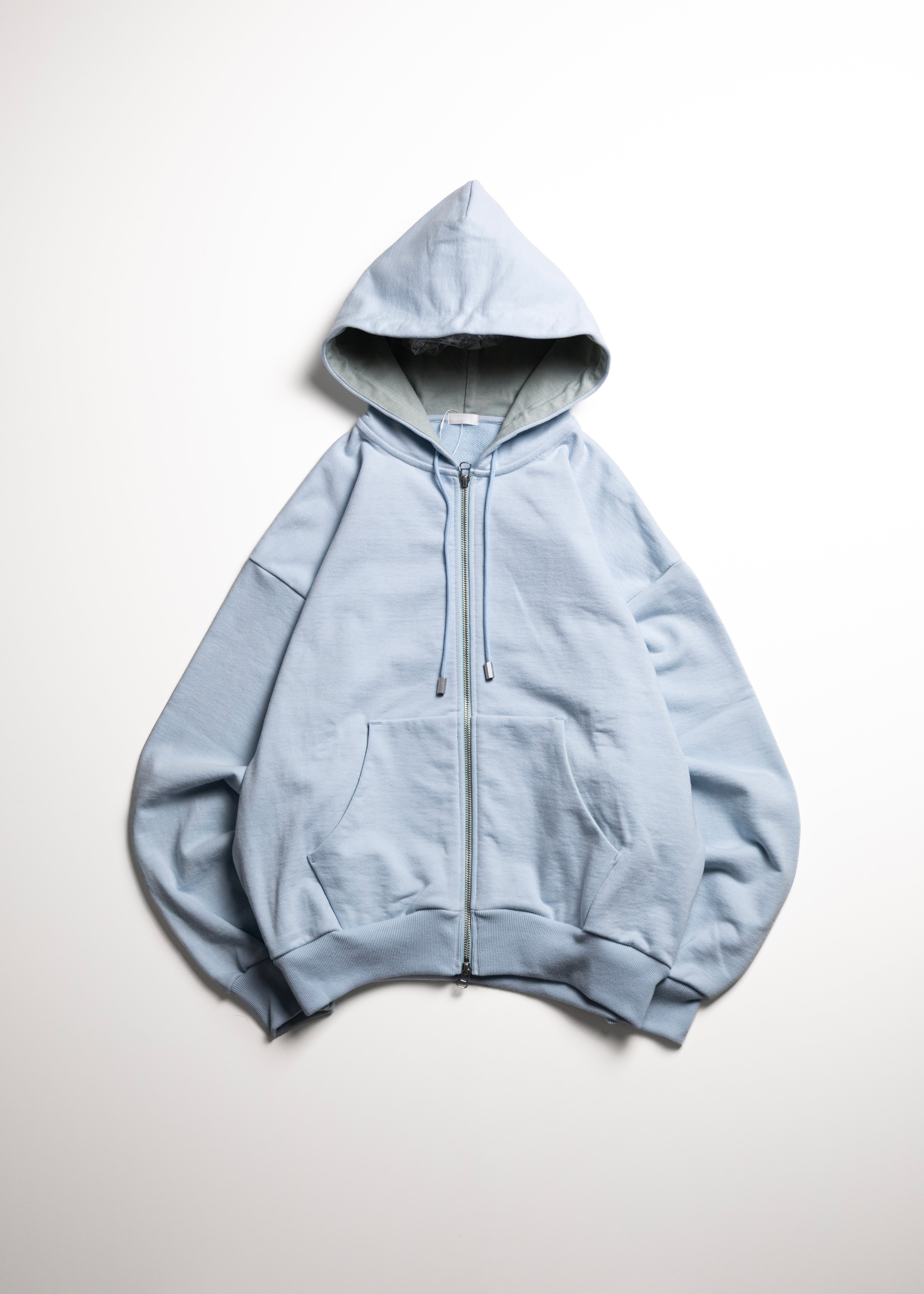 ROTOL（ロトル）Solid Sweat Zip-up Hoodie – process