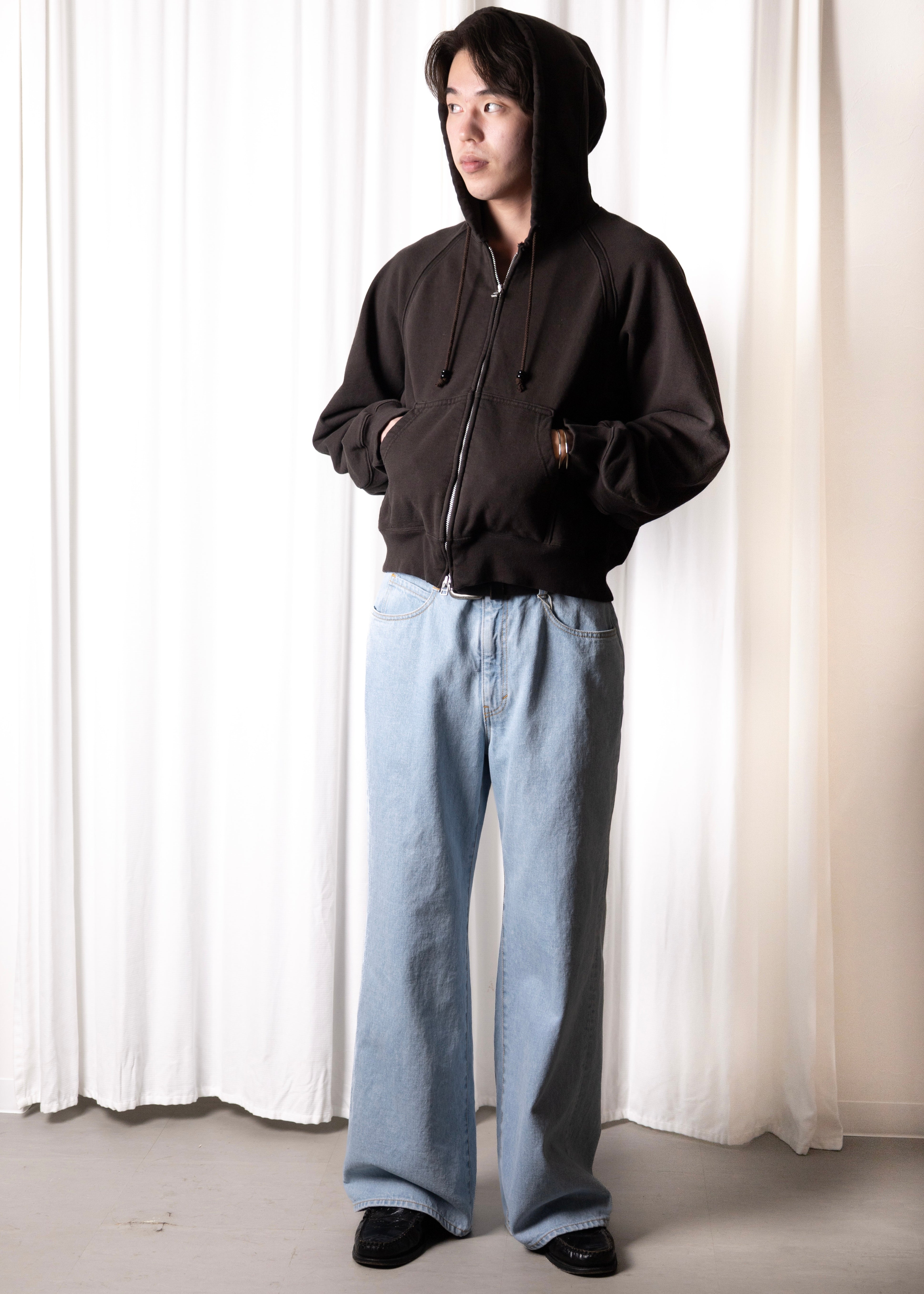 NVRFRGT（ネヴァーフォーゲット）PANELLED ZIP UP HOODIE - 通販