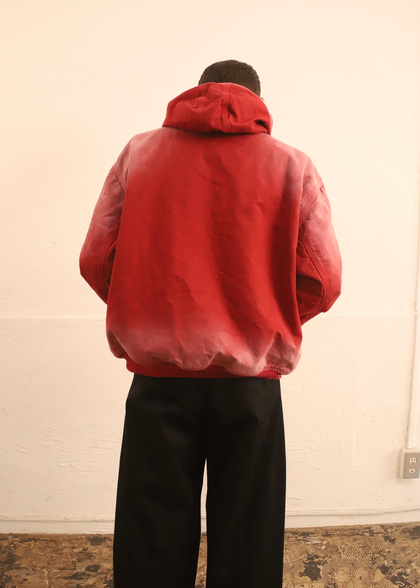 [KHOKI] Vintage-effect embroidered jacket