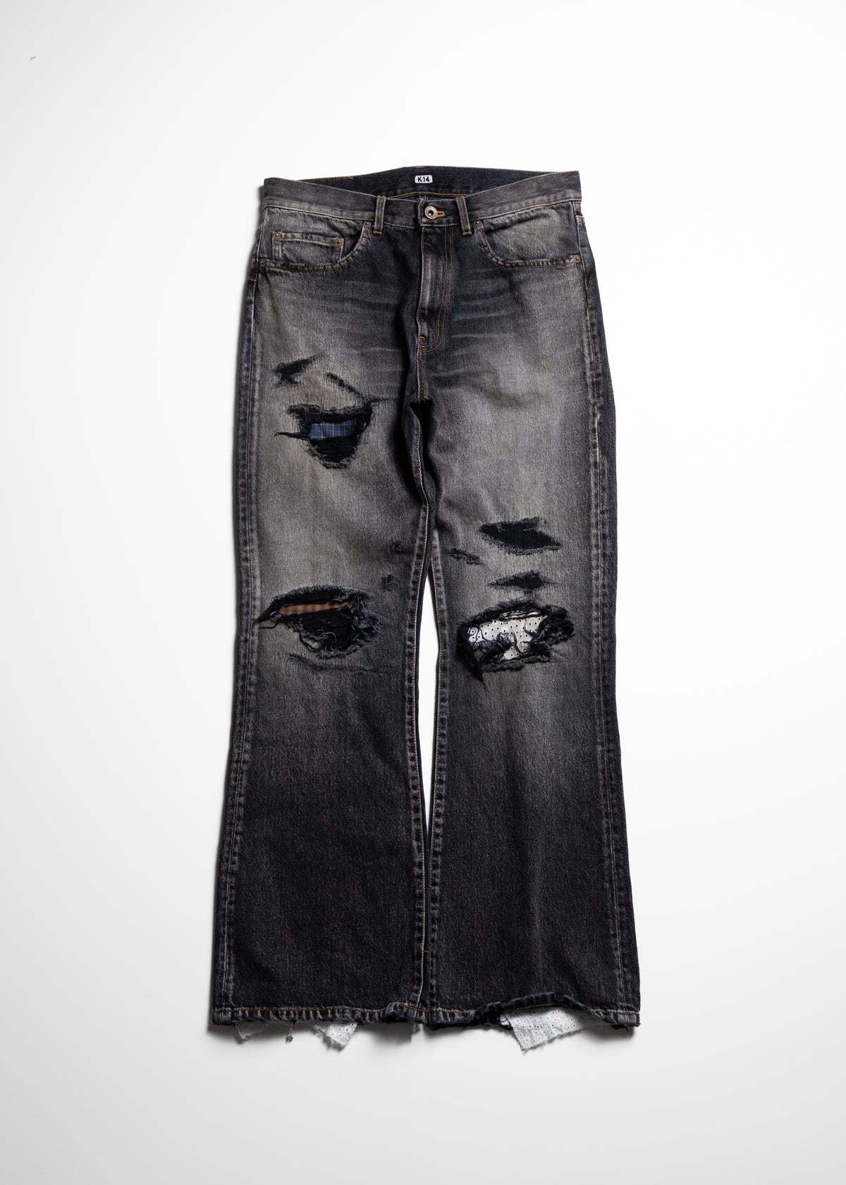 KHOKI （コッキ）Faded Memory Denim Pants – process