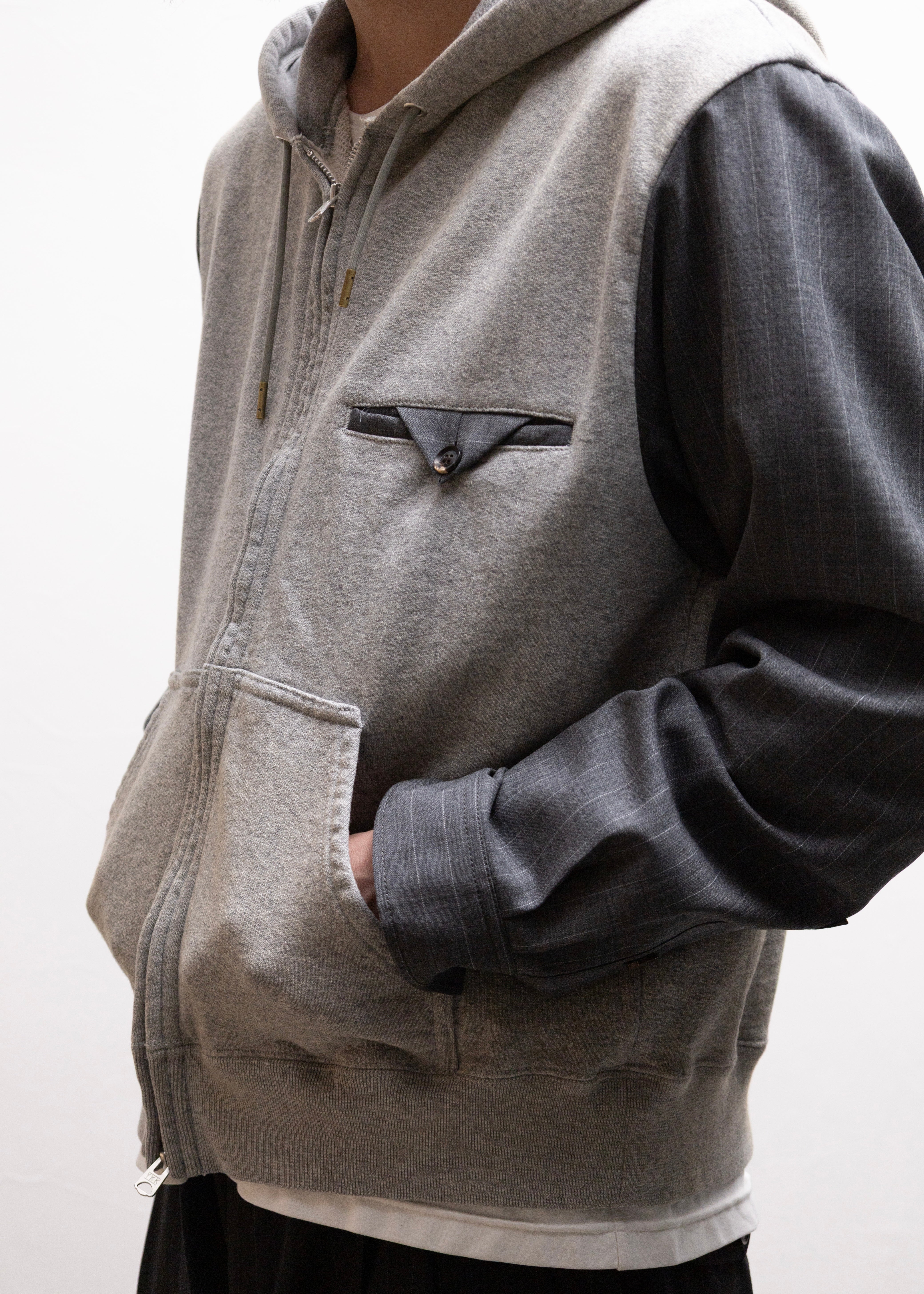 KHOKI （コッキ）Combination Zip Hoodie – process