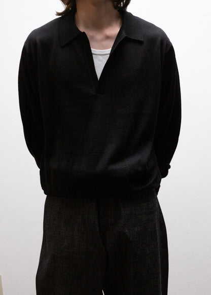 [SUGARHILL] WOOL KNIT POLO