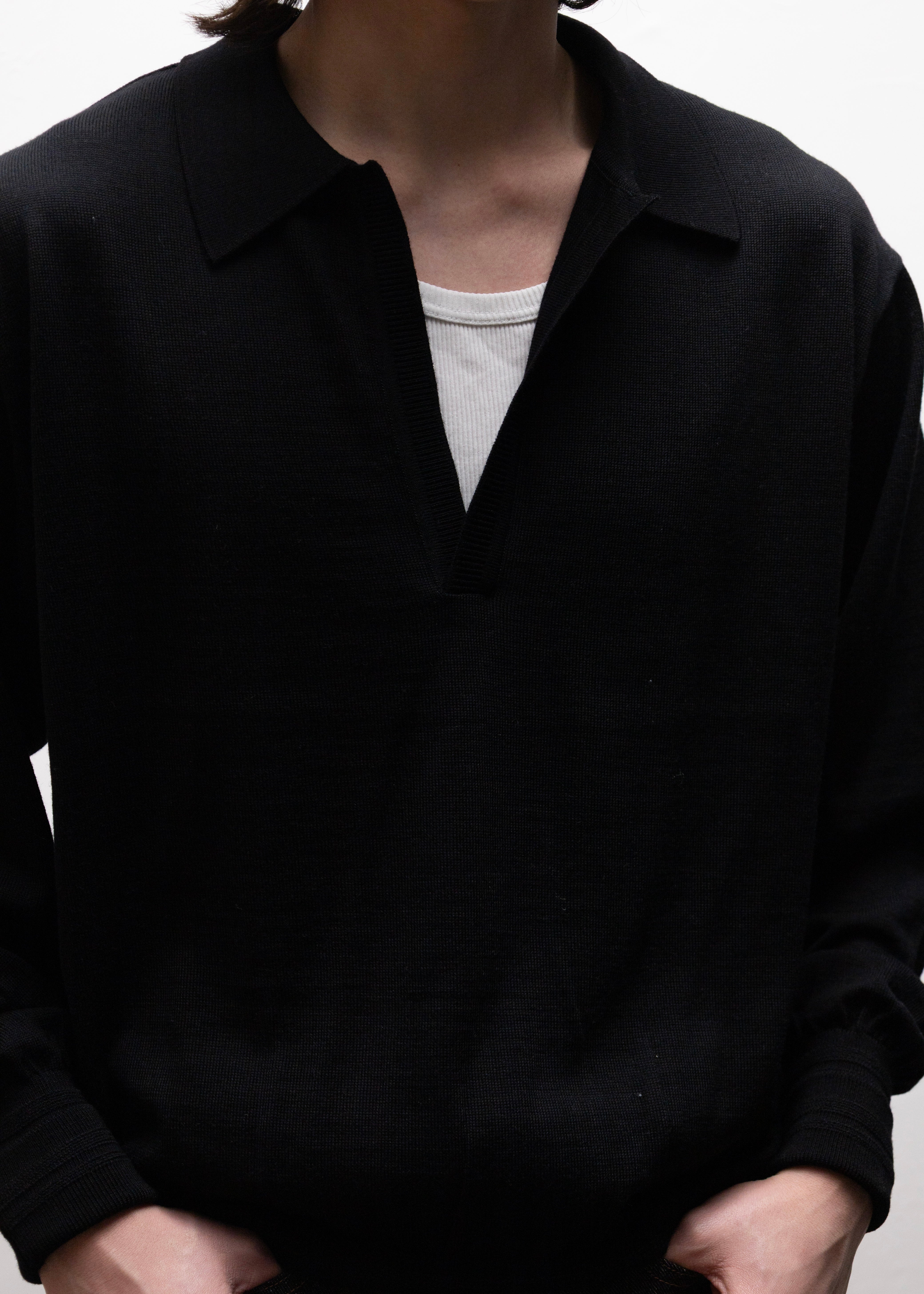 SUGARHILL（シュガーヒル）WOOL KNIT POLO – process