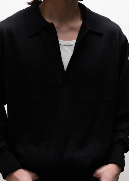 [SUGARHILL] WOOL KNIT POLO
