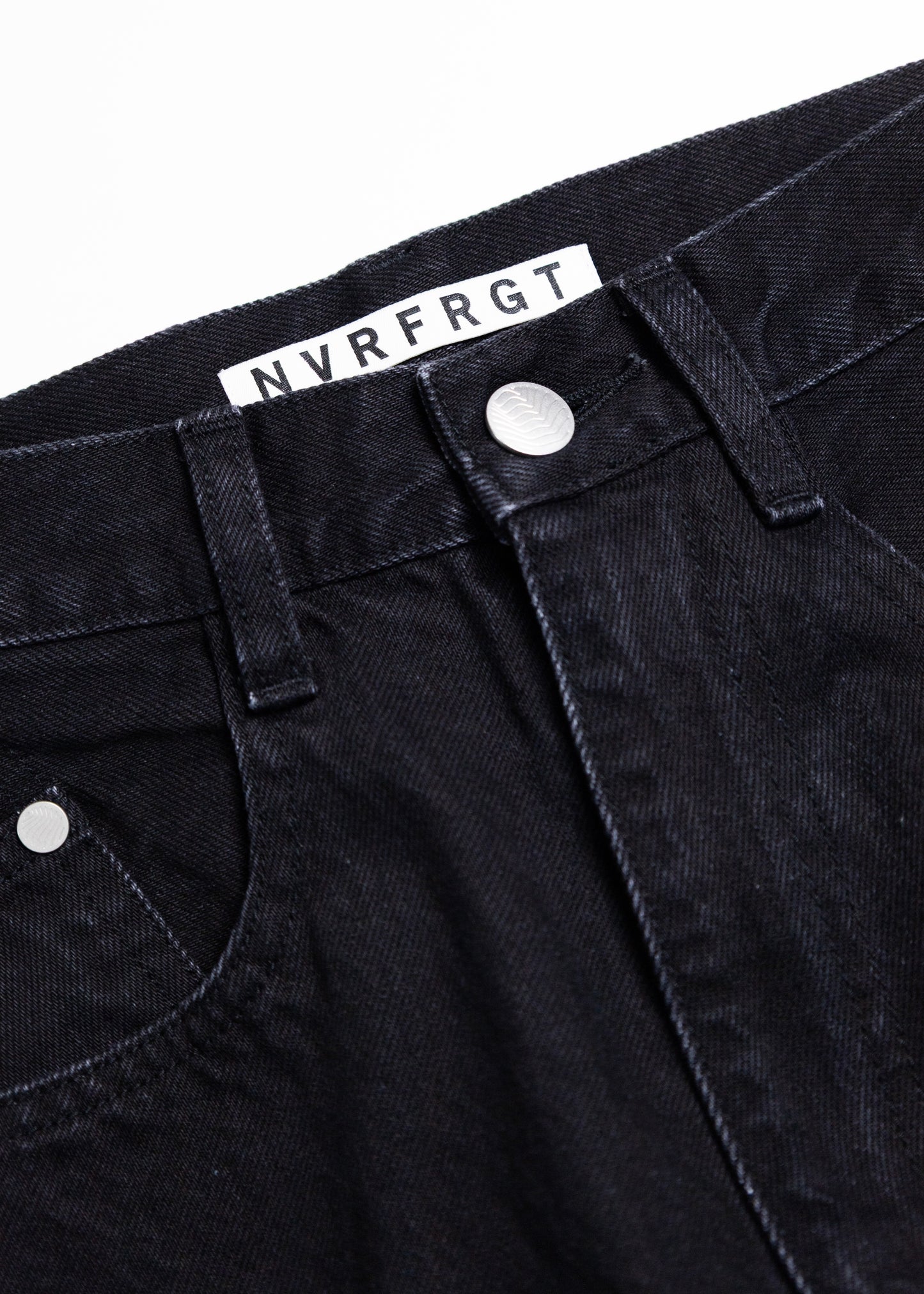[NVRFRGT] 3D TWISTED WIDE LEG JEANS