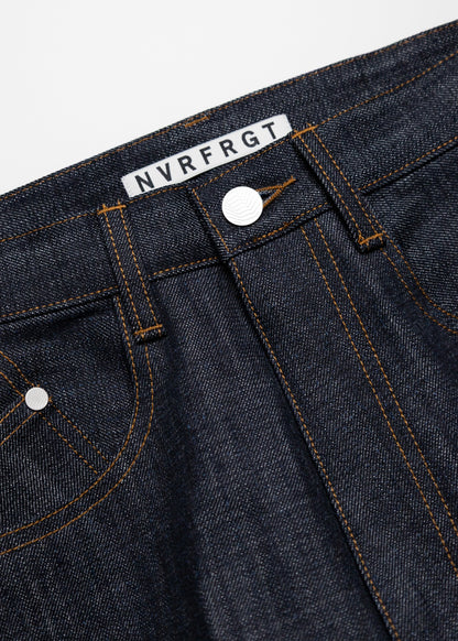 [NVRFRGT] 3D TWISTED WIDE LEG JEANS