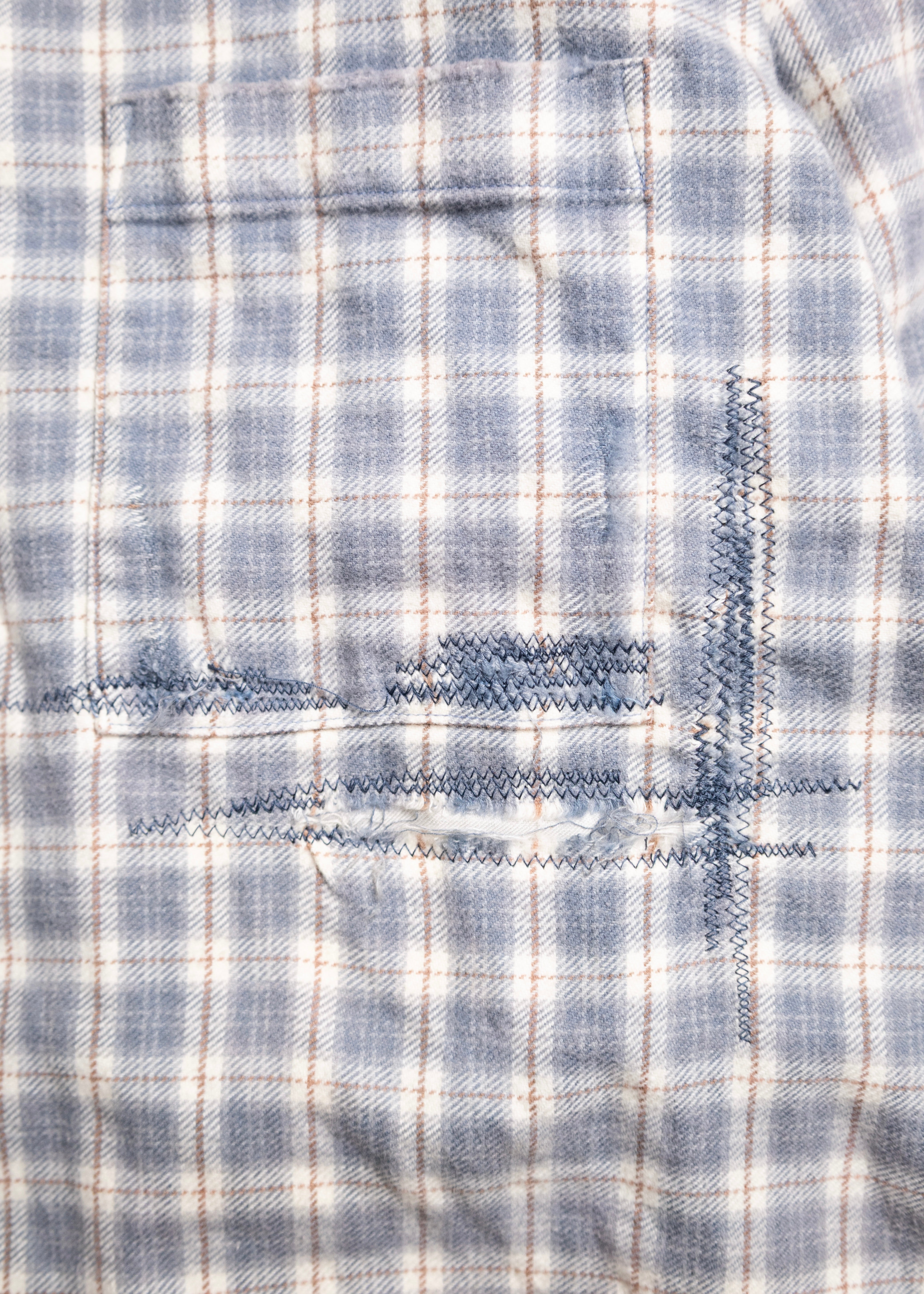 ANACHRONORM（アナクロノーム）CHECK REMAKED WIDE SHIRTS – process