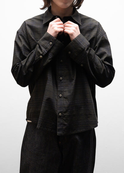 [nakedgauge] MADRAS CHECK SHIRT LS