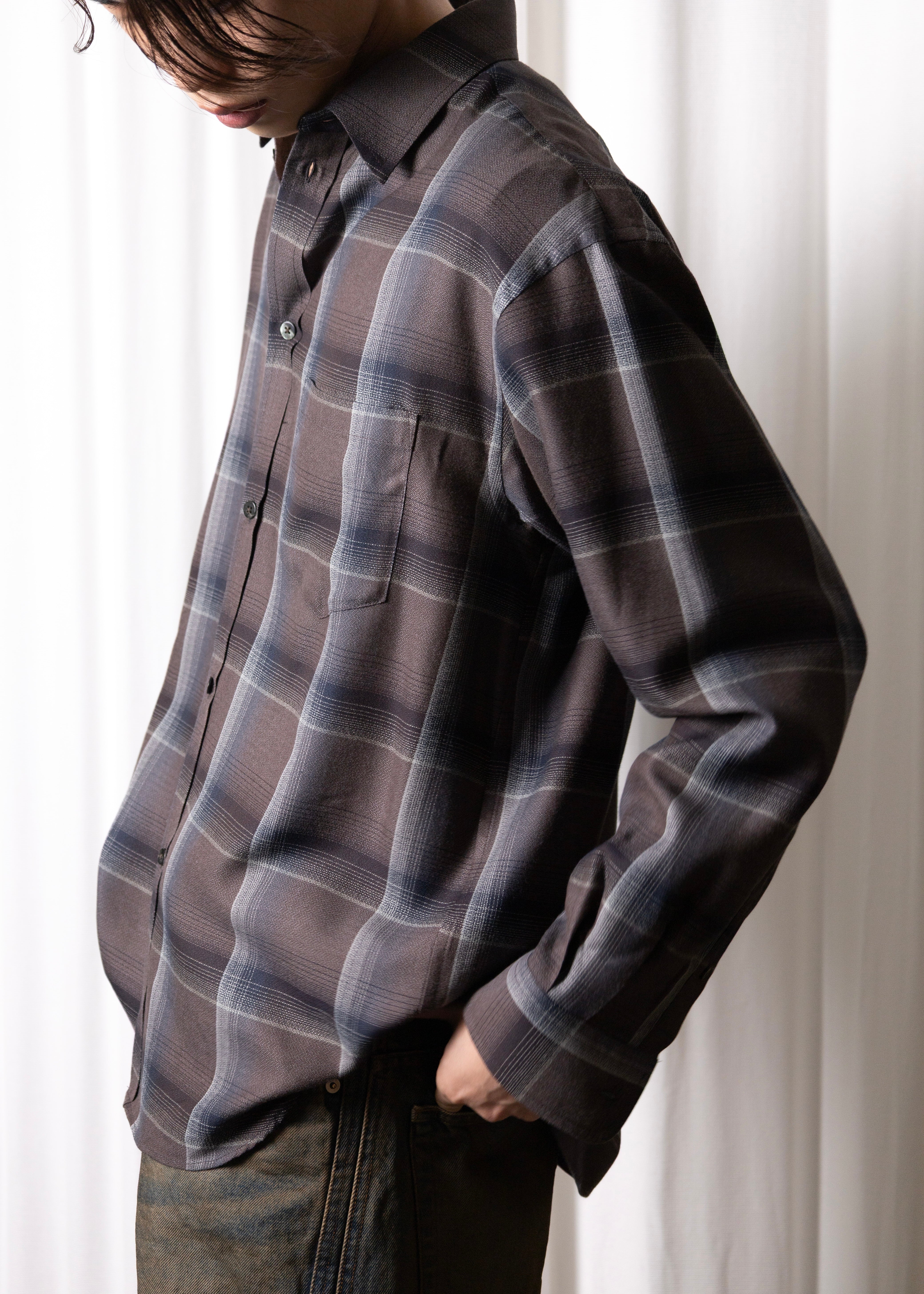 SUGARHILL（シュガーヒル）OMBRE PLAID SHIRTS LOOSE FIT - 通販