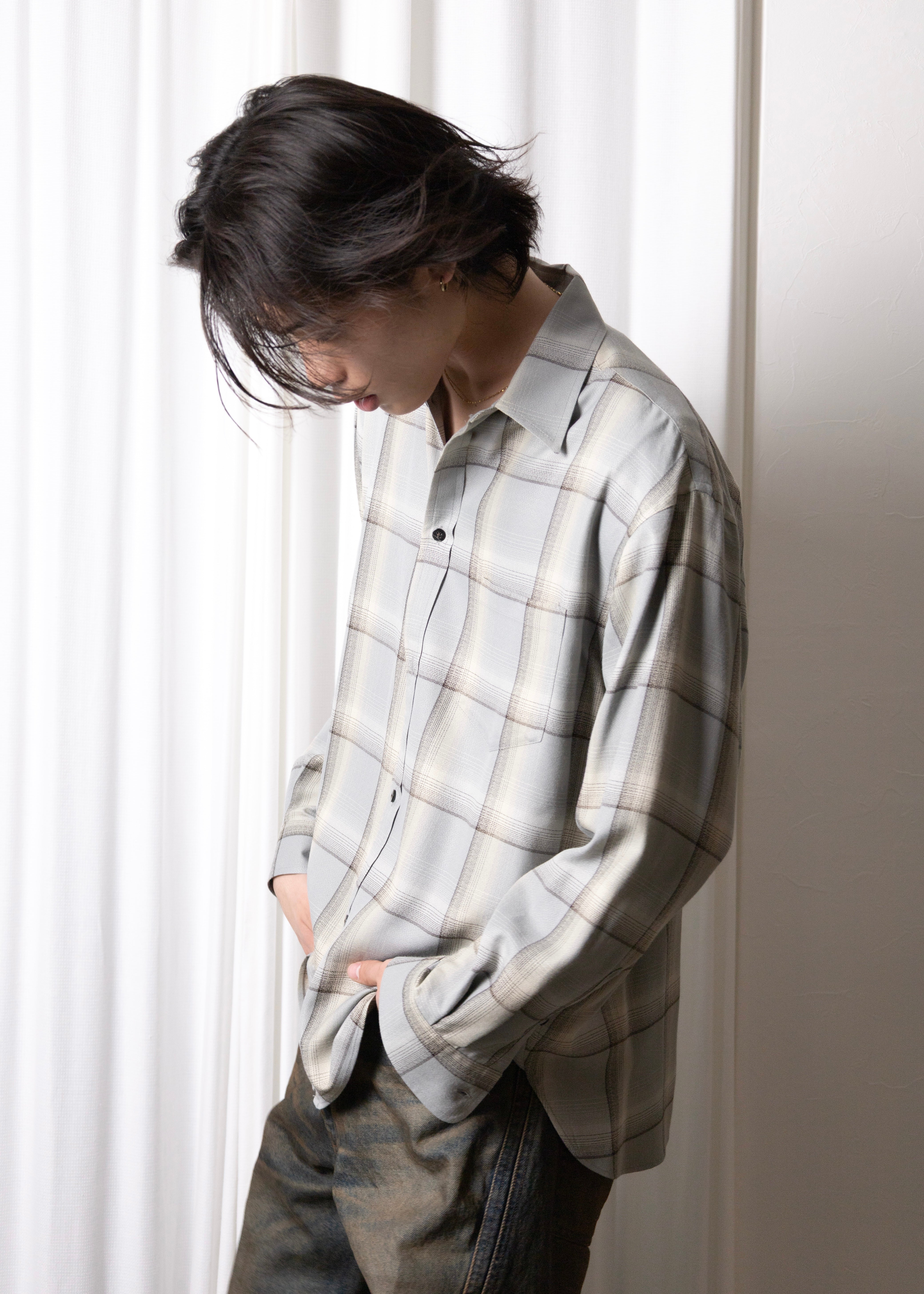 SUGARHILL（シュガーヒル）OMBRE PLAID SHIRTS LOOSE FIT - 通販