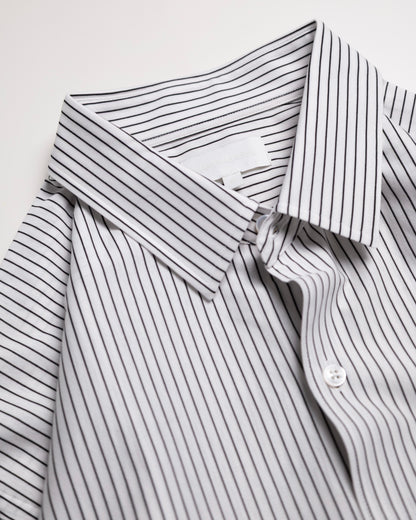[KANEMASA PHIL.] 46G Stripe Atmosphere Shirt