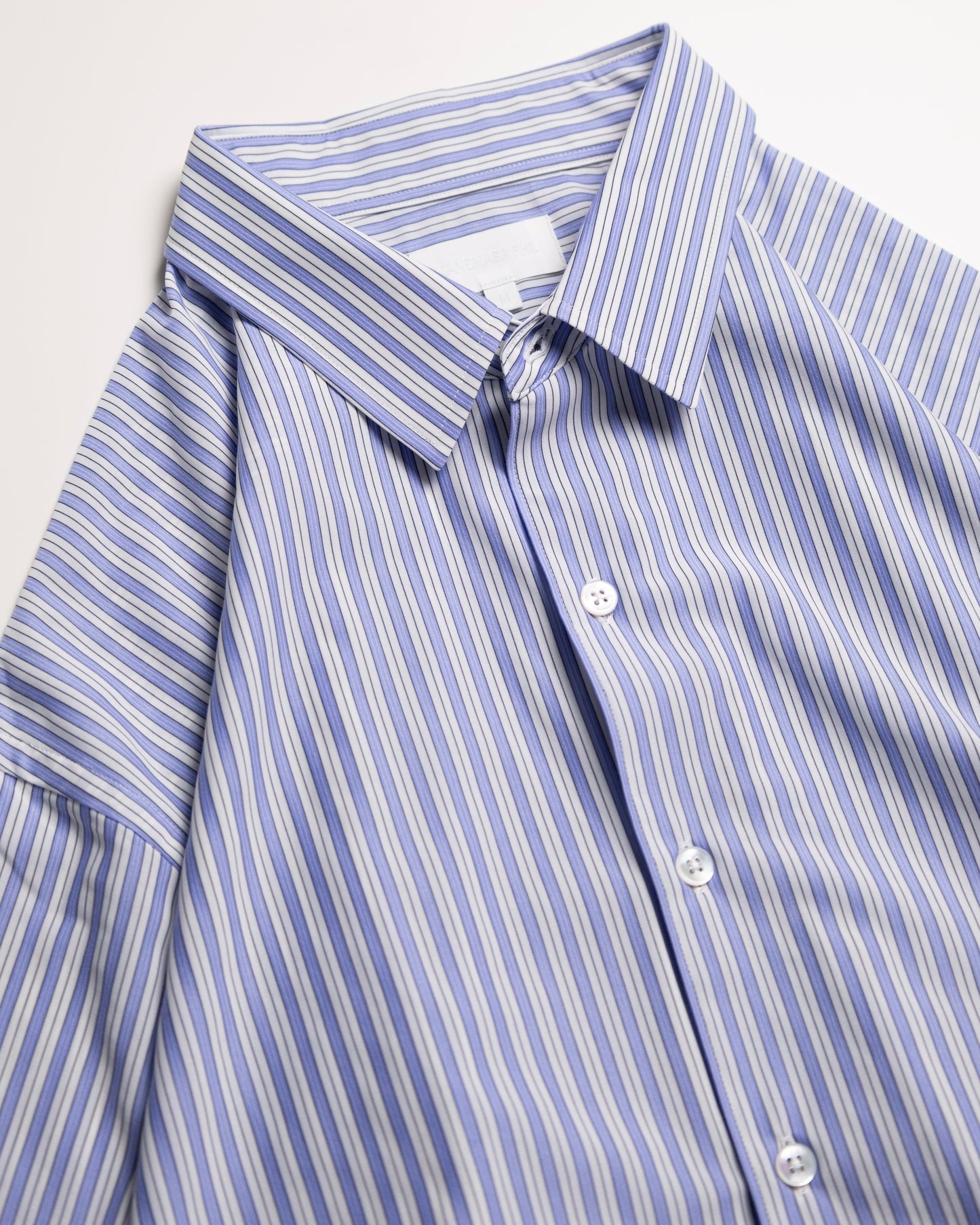 [KANEMASA PHIL.] 46G Stripe Atmosphere Shirt