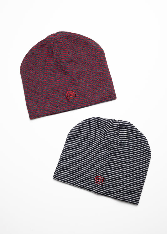 [SOL soonerorlater] KNITTED BORDER BEANIE
