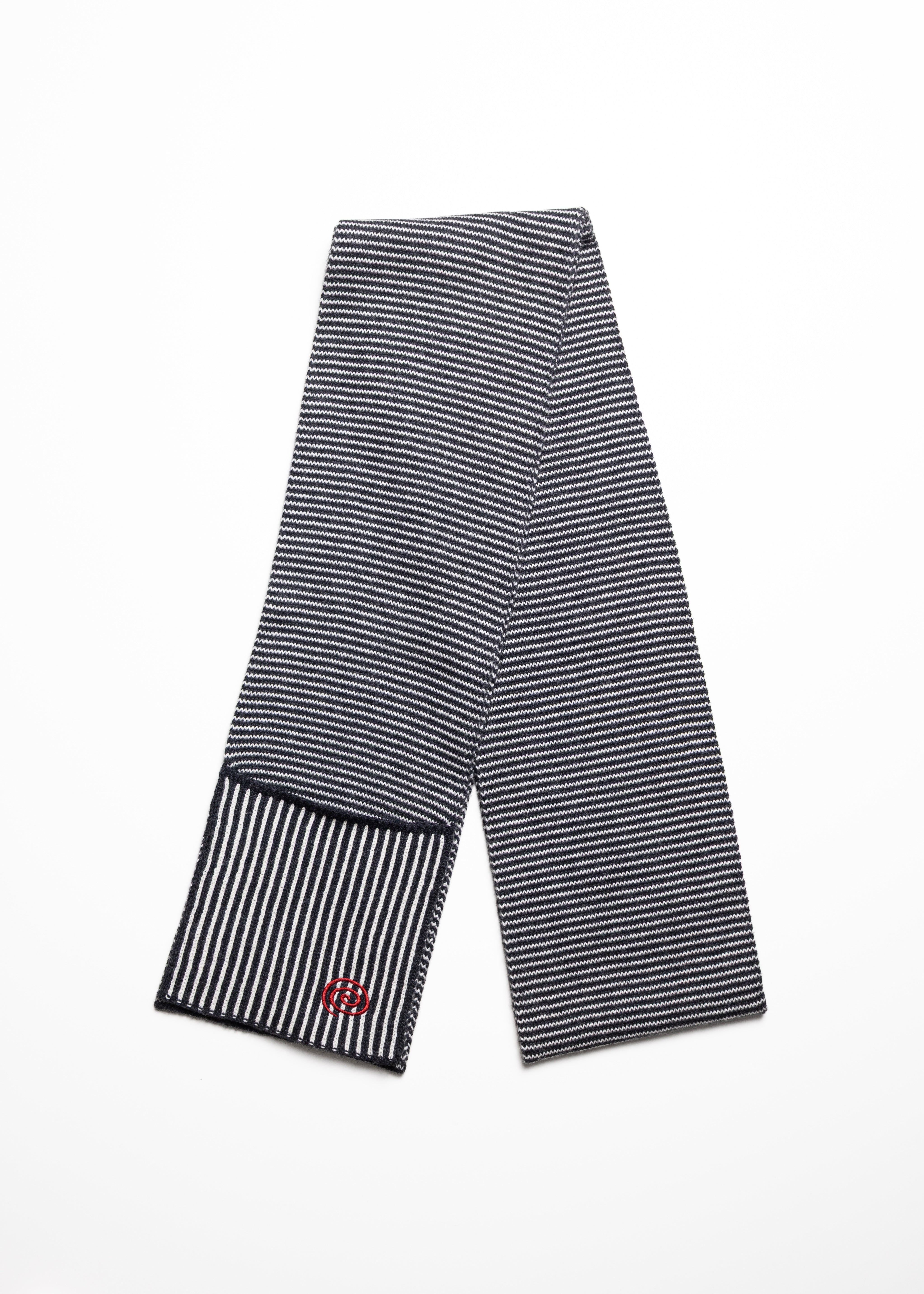 SOL soonerorlater Border Scarf スカーフ マフラー SOL soonerorlater（ソル スーナオアレイター）KNITTED BORDER SCARF