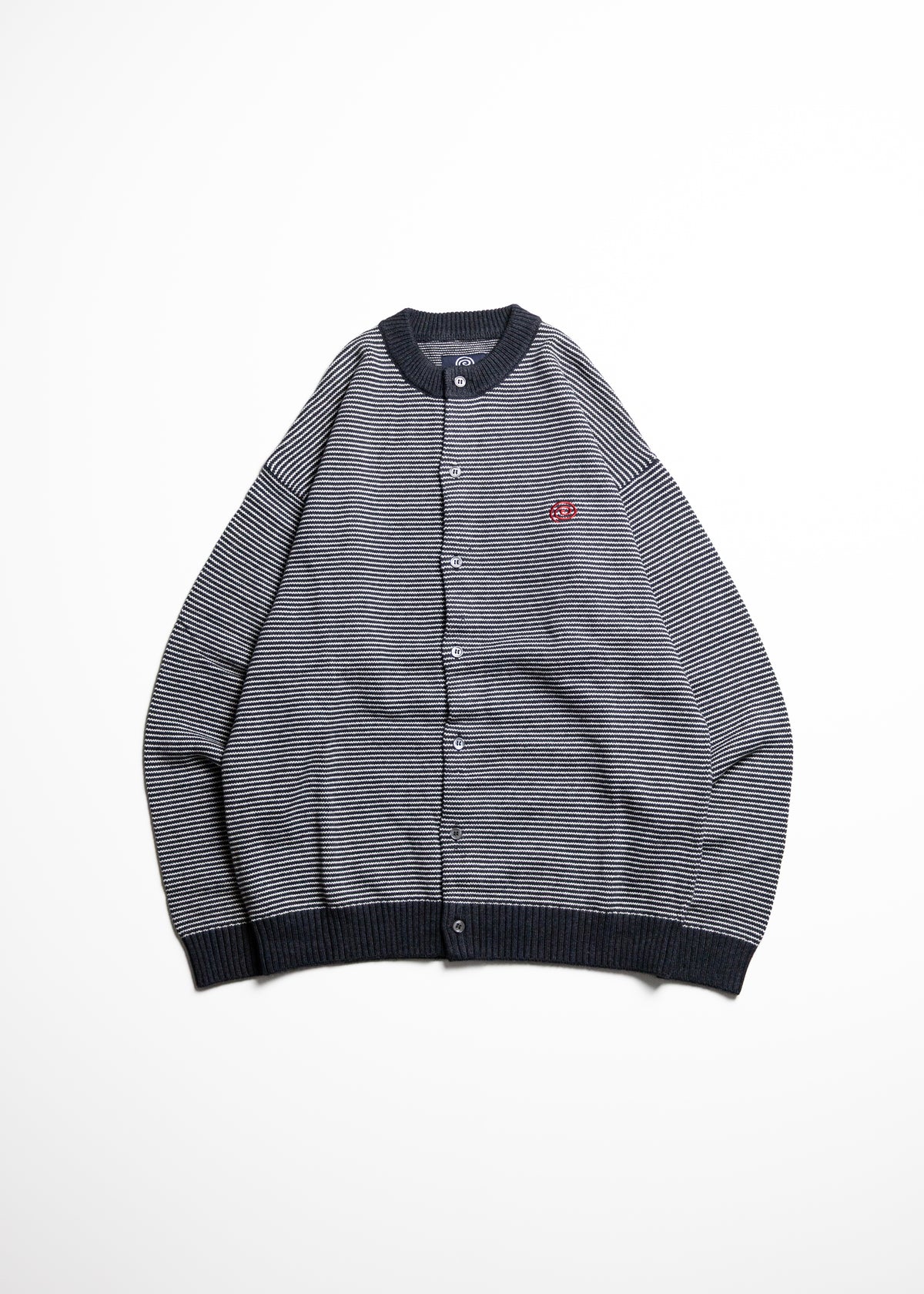 [SOL soonerorlater] KNITTED BORDER CARDIGAN