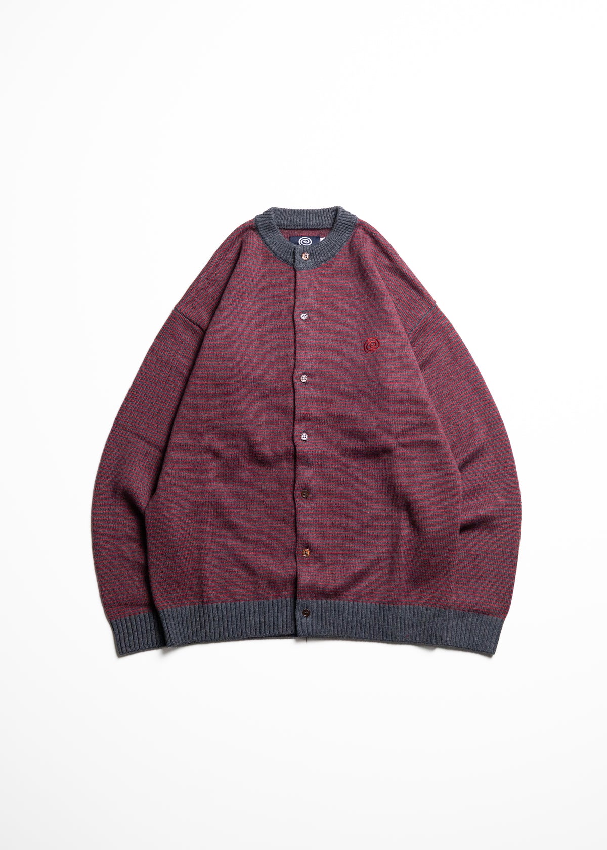 [SOL soonerorlater] KNITTED BORDER CARDIGAN