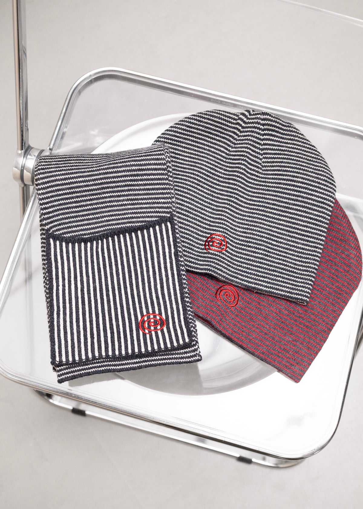 [SOL soonerorlater] KNITTED BORDER BEANIE