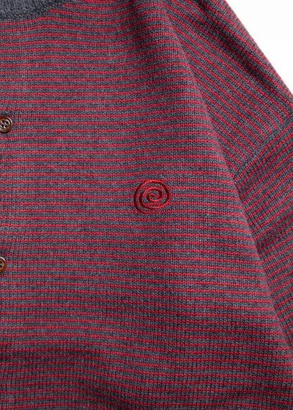[SOL soonerorlater] KNITTED BORDER CARDIGAN