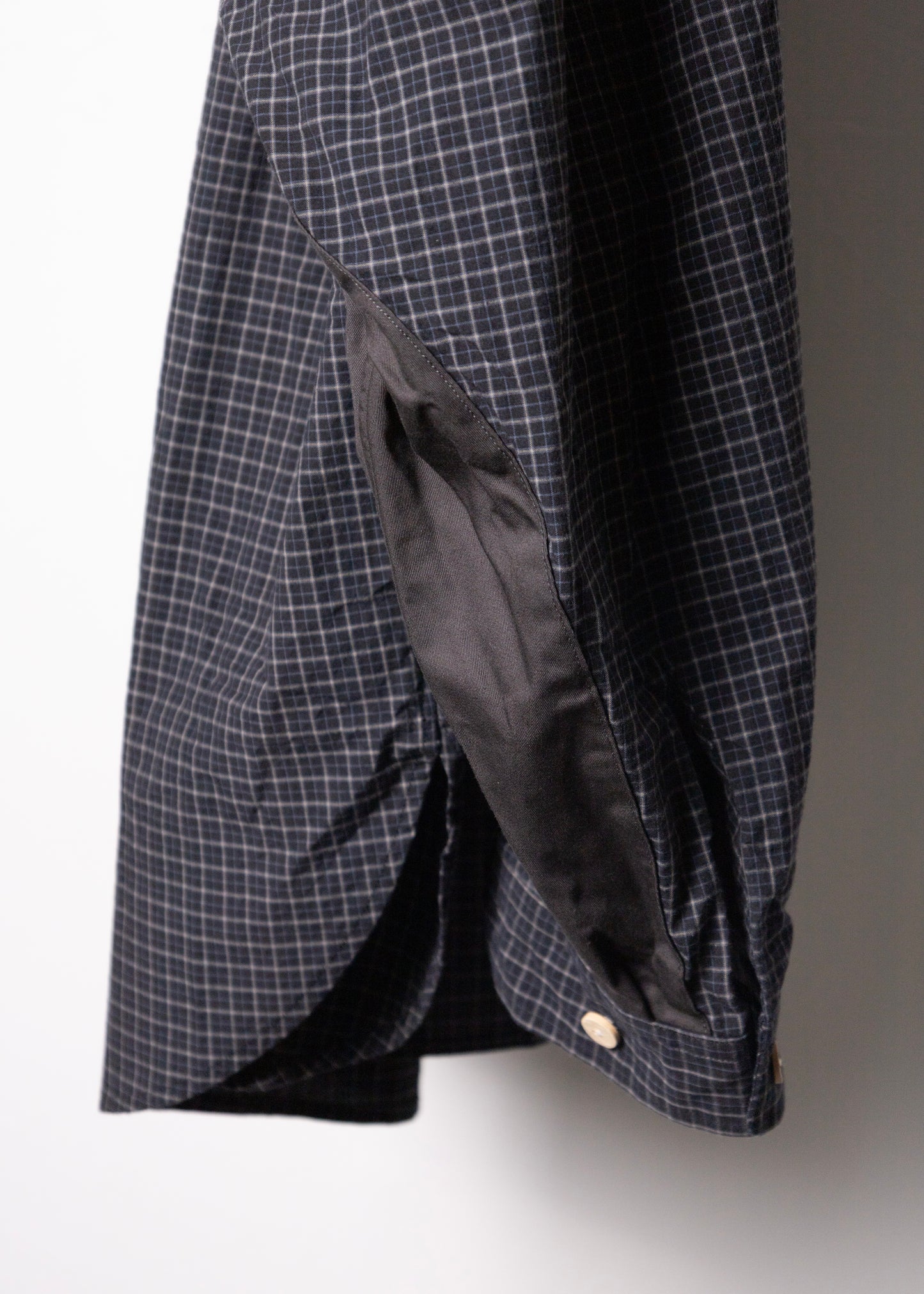 [refomed] WRIST PATCH WIDE SHIRT "CHECK"