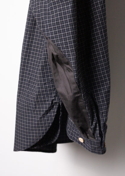 [refomed] WRIST PATCH WIDE SHIRT "CHECK"