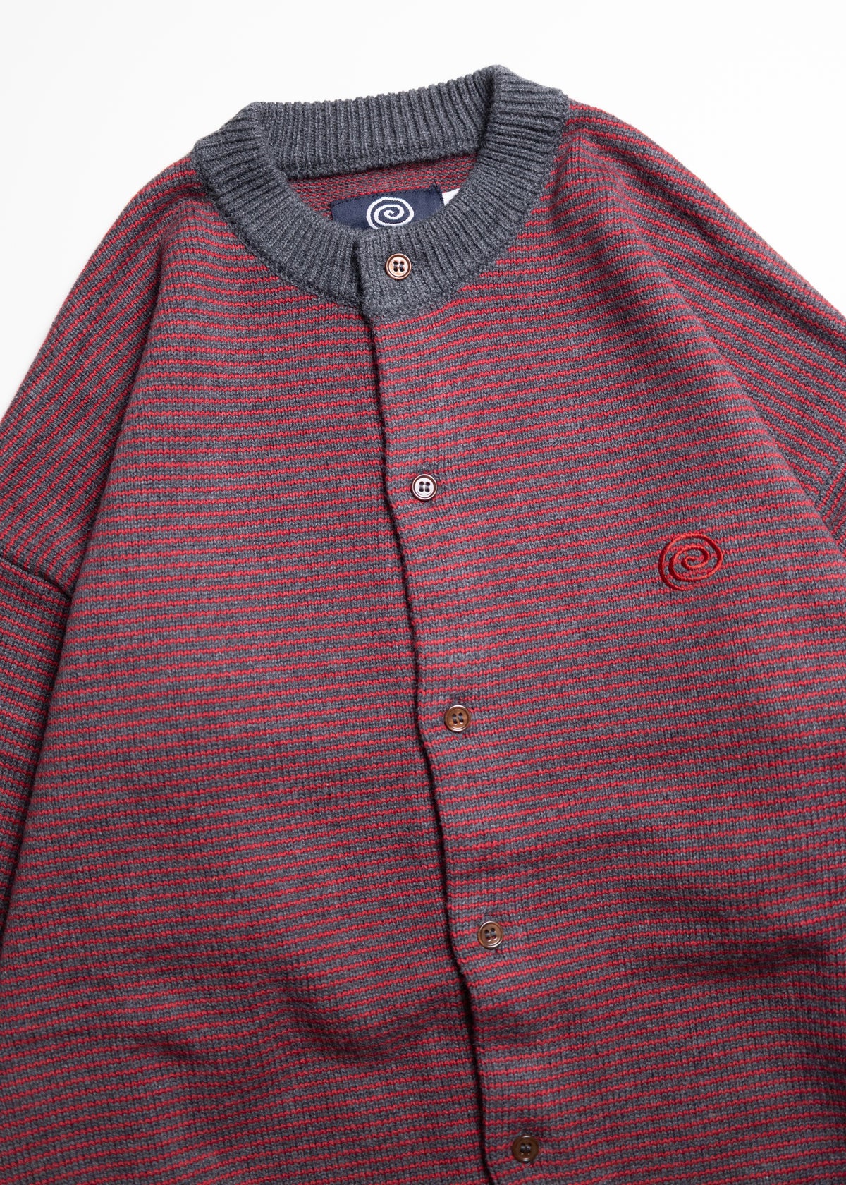 [SOL soonerorlater] KNITTED BORDER CARDIGAN