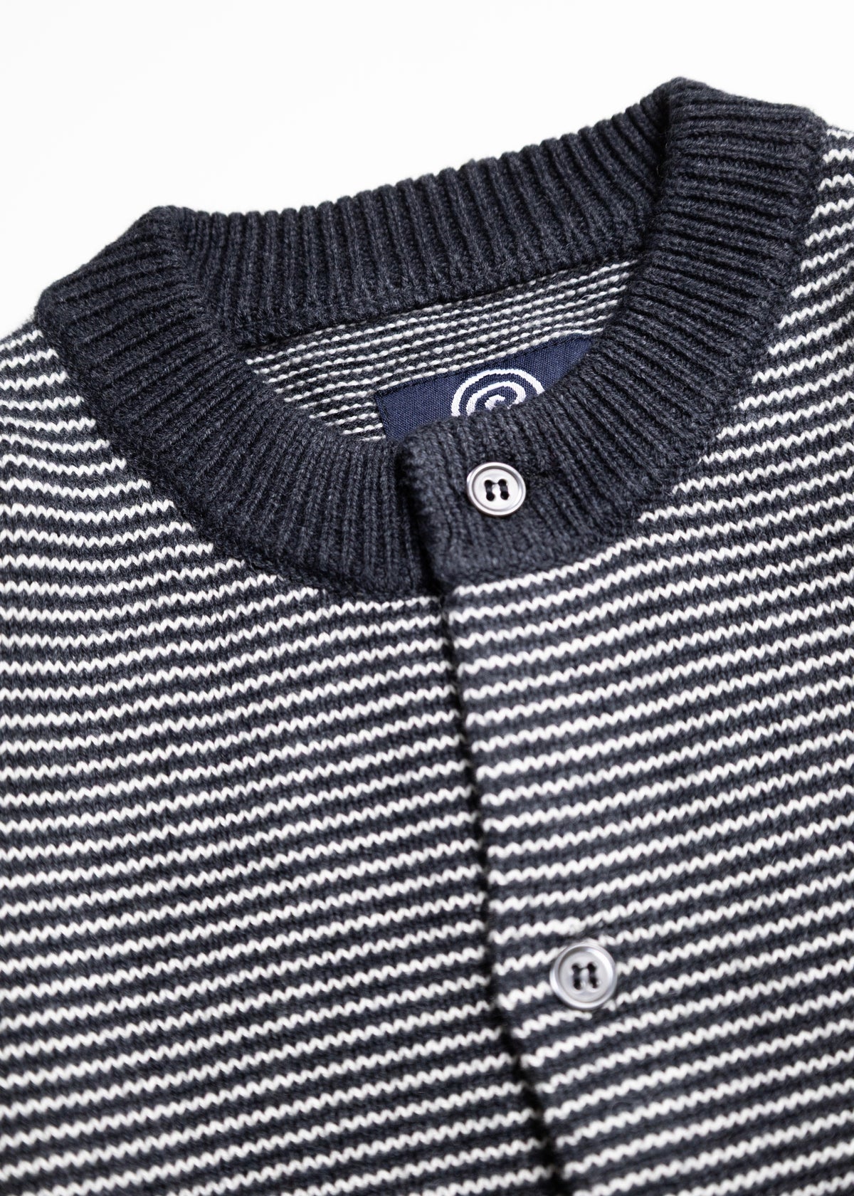 [SOL soonerorlater] KNITTED BORDER CARDIGAN