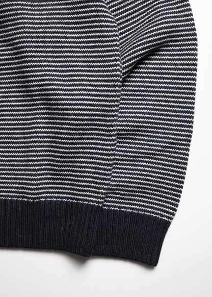 [SOL soonerorlater] KNITTED BORDER CARDIGAN