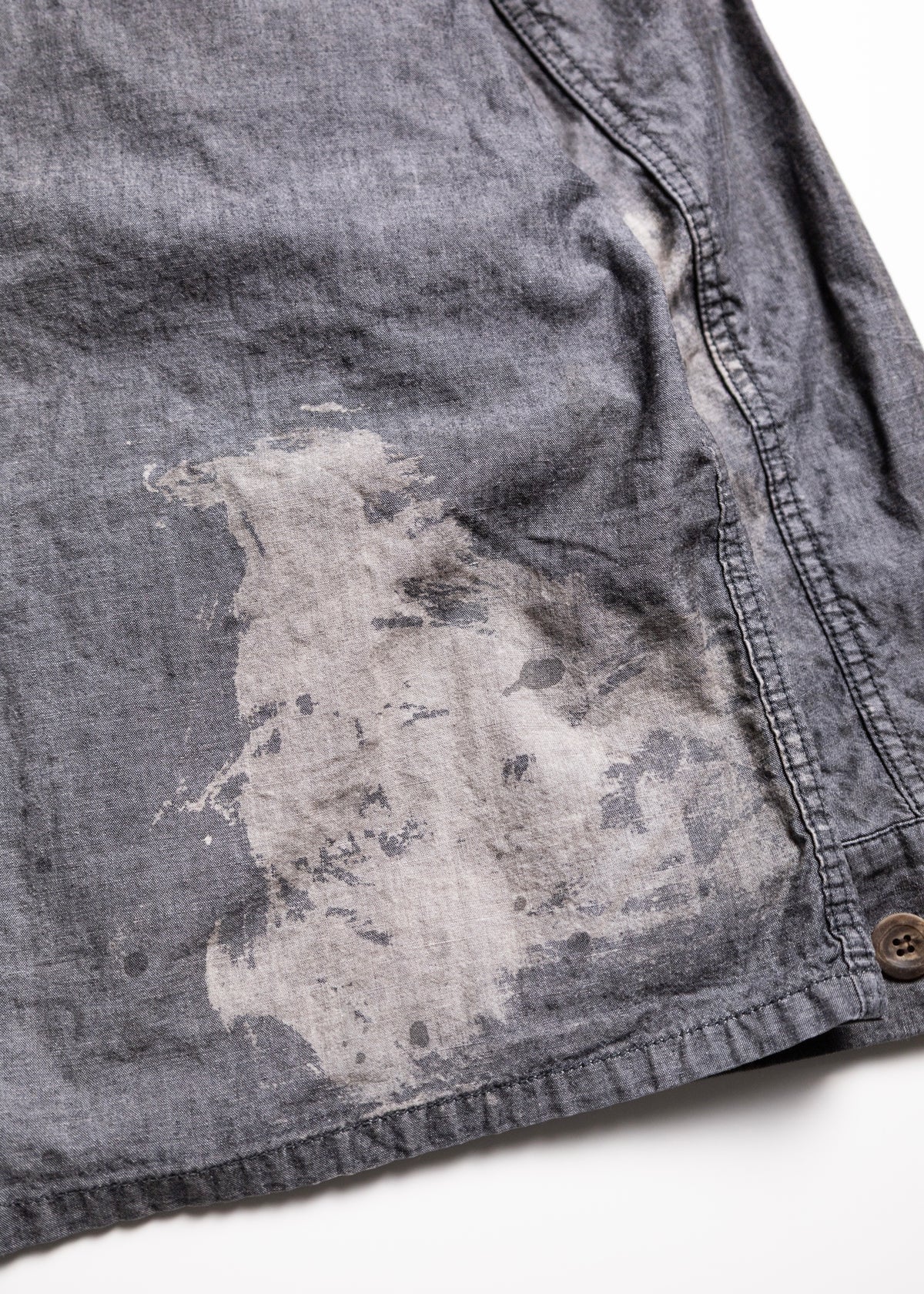 [ANACHRONORM] CHAMBRAY REMAKED FATIGUE JACKET