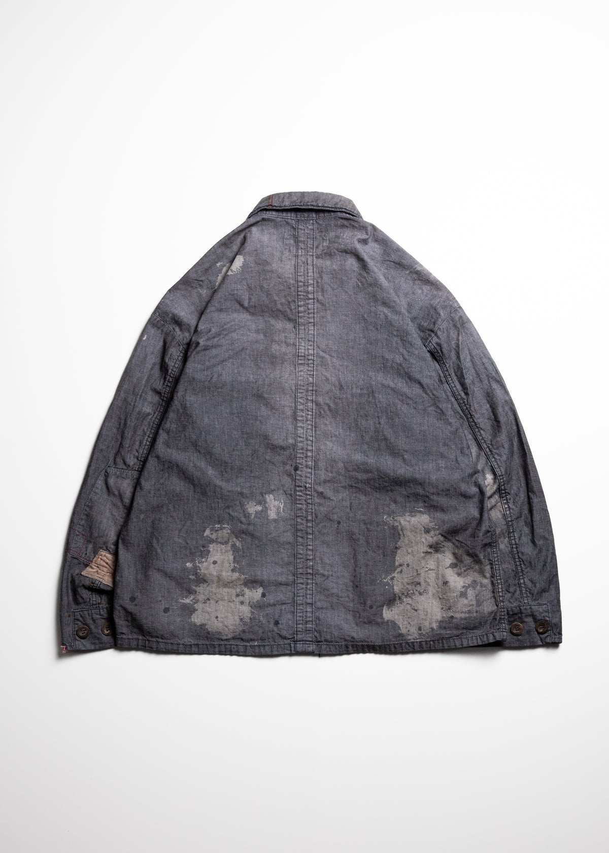 [ANACHRONORM] CHAMBRAY REMAKED FATIGUE JACKET