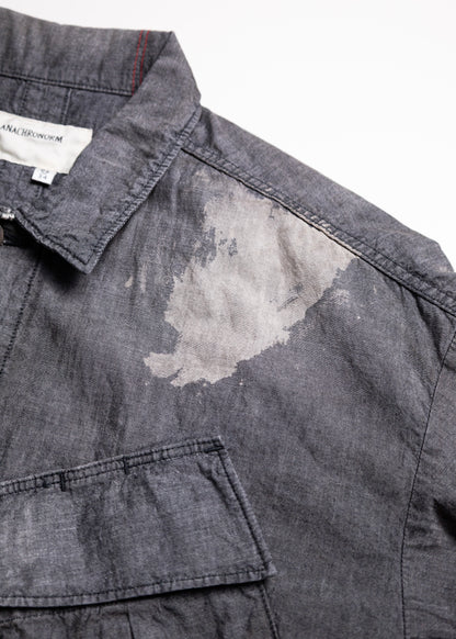 [ANACHRONORM] CHAMBRAY REMAKED FATIGUE JACKET