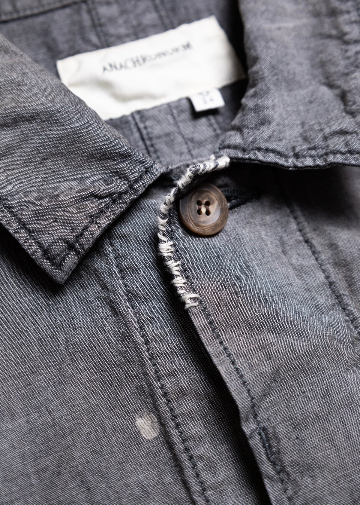 [ANACHRONORM] CHAMBRAY REMAKED FATIGUE JACKET