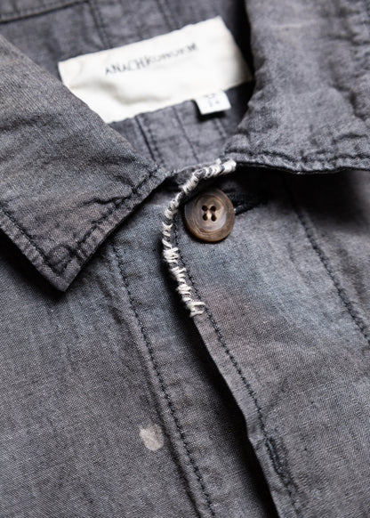 [ANACHRONORM] CHAMBRAY REMAKED FATIGUE JACKET