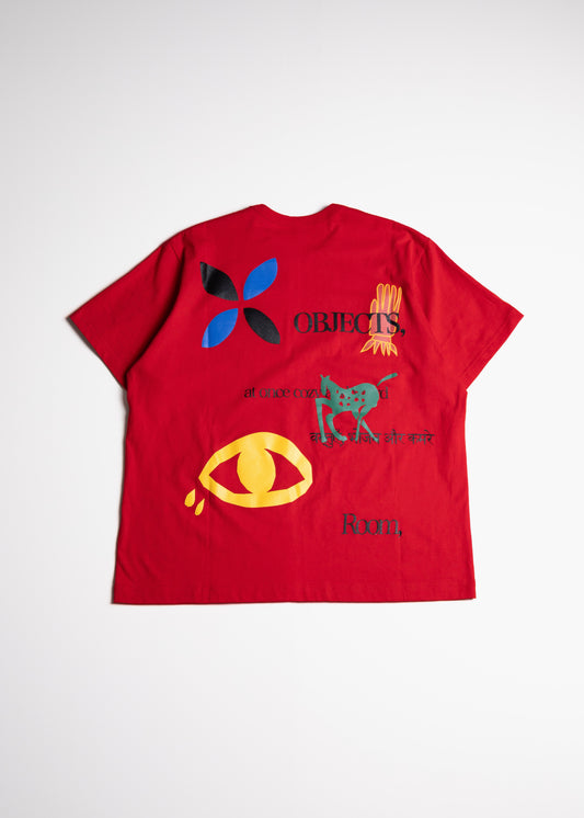 [KHOKI] Multi-print T-shirt
