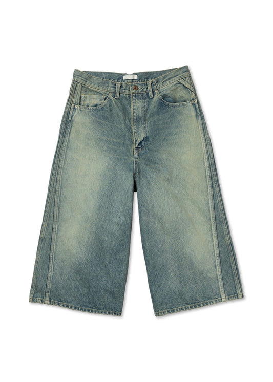 [ROTOL] TRIPLE SEAMS 6P DENIM SHORTS DAMAGE
